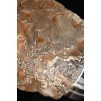 LALIQUE ルネ ラリック BACCHUS ガラス花瓶 一対　Y053 