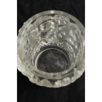 LALIQUE ルネ ラリック BACCHUS ガラス花瓶 一対　Y053 
