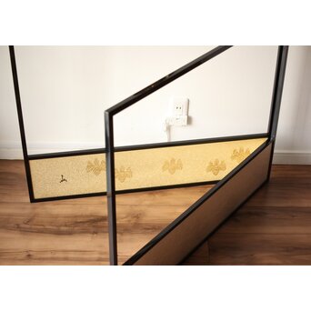 桐腰風炉先屏風 奥村吉兵衛 共箱 即中斎書付　Z543 