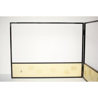 桐腰風炉先屏風 奥村吉兵衛 共箱 即中斎書付　Z543 