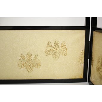 桐腰風炉先屏風 奥村吉兵衛 共箱 即中斎書付　Z543 