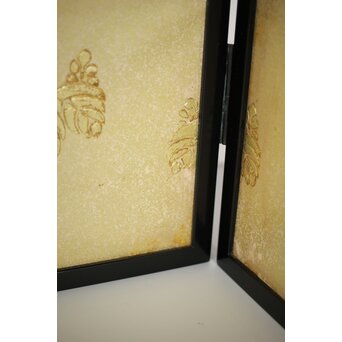 桐腰風炉先屏風 奥村吉兵衛 共箱 即中斎書付　Z543 