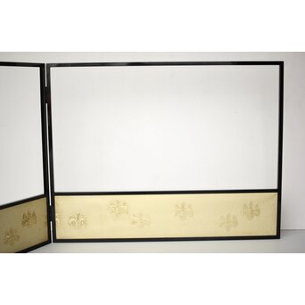 桐腰風炉先屏風 奥村吉兵衛 共箱 即中斎書付　Z543 