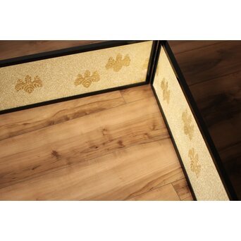 桐腰風炉先屏風 奥村吉兵衛 共箱 即中斎書付　Z543 