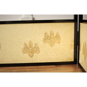 桐腰風炉先屏風 奥村吉兵衛 共箱 即中斎書付　Z543 