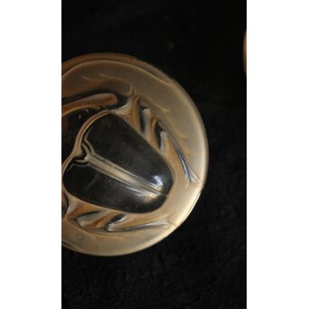 LALIQUE ラリック クリーム入 蓋物 香合 SCARABEE　Y054 