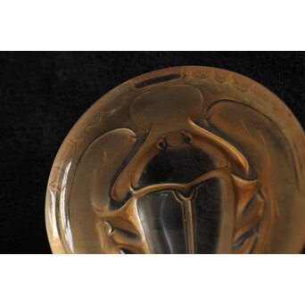 LALIQUE ラリック クリーム入 蓋物 香合 SCARABEE　Y054 