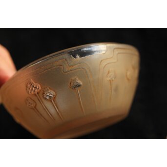 LALIQUE ラリック クリーム入 蓋物 香合 SCARABEE　Y054 