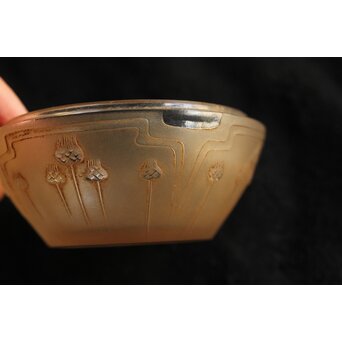 LALIQUE ラリック クリーム入 蓋物 香合 SCARABEE　Y054 