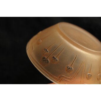 LALIQUE ラリック クリーム入 蓋物 香合 SCARABEE　Y054 