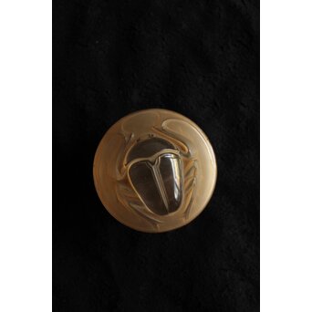 LALIQUE ラリック クリーム入 蓋物 香合 SCARABEE　Y054 