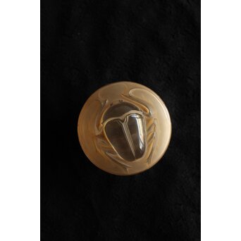 LALIQUE ラリック クリーム入 蓋物 香合 SCARABEE　Y054 