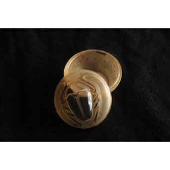 LALIQUE ラリック クリーム入 蓋物 香合 SCARABEE　Y054 