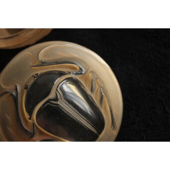 LALIQUE ラリック クリーム入 蓋物 香合 SCARABEE　Y054 