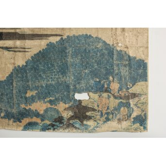 葛飾北斎 HOKUSAI 冨嶽三十六景 青山円座松 木版画　Z546 