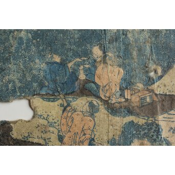 葛飾北斎 HOKUSAI 冨嶽三十六景 青山円座松 木版画　Z546 