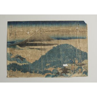葛飾北斎 HOKUSAI 冨嶽三十六景 青山円座松 木版画　Z546