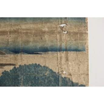 葛飾北斎 HOKUSAI 冨嶽三十六景 青山円座松 木版画　Z546 