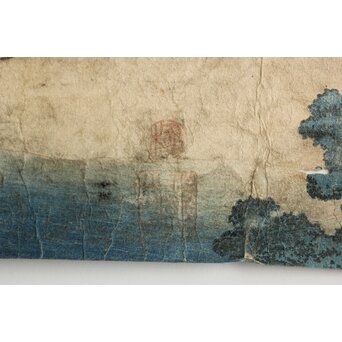 葛飾北斎 HOKUSAI 諸国名橋奇覧 摂州天満橋 木版画　Z547 