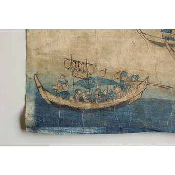 葛飾北斎 HOKUSAI 諸国名橋奇覧 摂州天満橋 木版画　Z547 