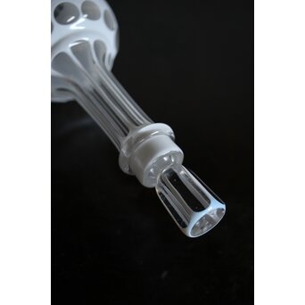 白被 切子デカンタ 盆　Y055 