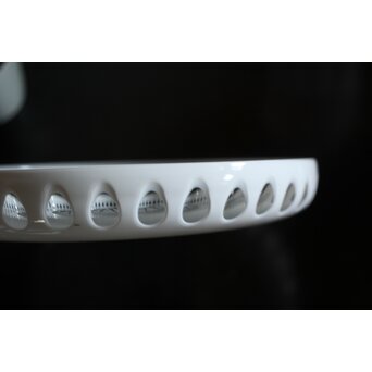 白被 切子デカンタ 盆　Y055 