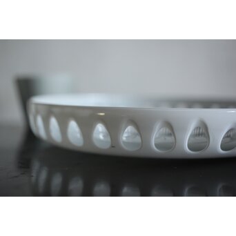 白被 切子デカンタ 盆　Y055 