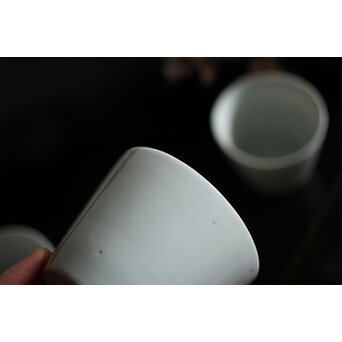 古伊万里 白磁 猪口 9客　P497 