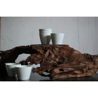 古伊万里 白磁 猪口 9客　P497 