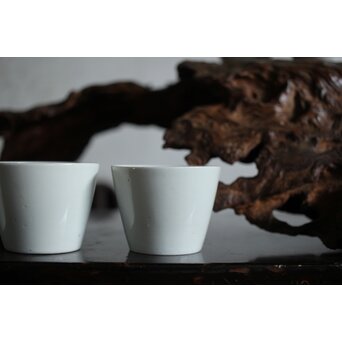 古伊万里 白磁 猪口 9客　P497 