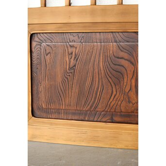 市松模様 細分化ガラス 玄関ガラス戸 2枚1組　GD0244YD 