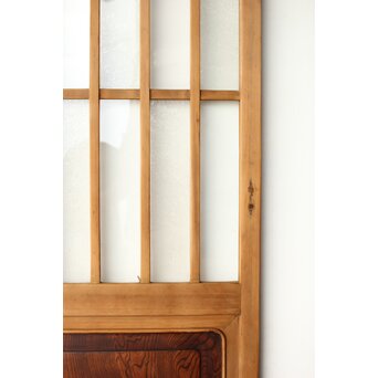 市松模様 細分化ガラス 玄関ガラス戸 2枚1組　GD0244YD 