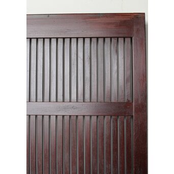 総欅 格子蔵戸　W0169Y 