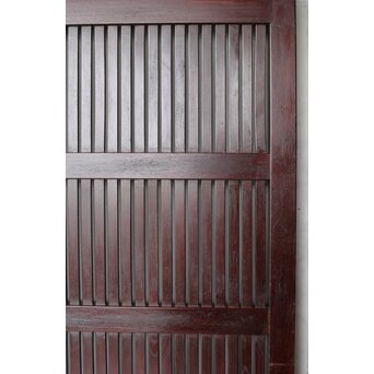 総欅 格子蔵戸　W0169Y 