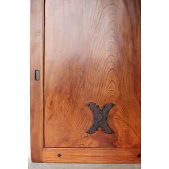 欅一枚板蔵戸　W0172Y 