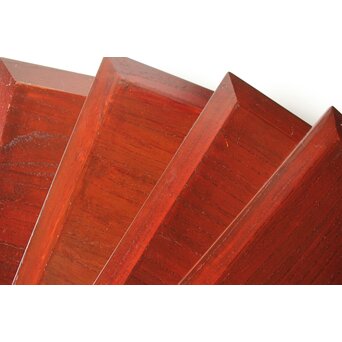 平安象彦造 今尾景年画 図替 桐溜柿合四方盆十客 共箱　Q368 