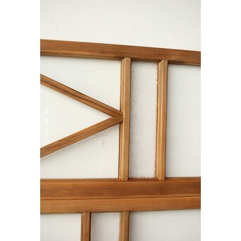 菱形デザイン ガラス欄間 2枚1組　R0435 