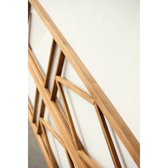 菱形デザイン ガラス欄間 2枚1組　R0435 