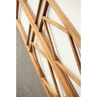 菱形デザイン ガラス欄間 2枚1組　R0435 