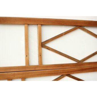 菱形デザイン ガラス欄間 2枚1組　R0435 