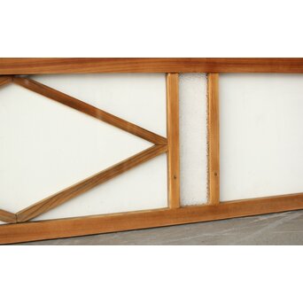 菱形デザイン ガラス欄間 2枚1組　R0435 