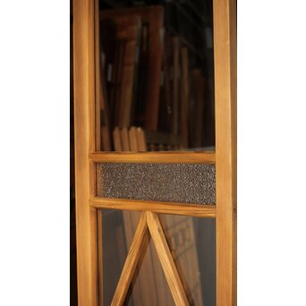 菱形デザイン ガラス欄間 2枚1組　R0435 