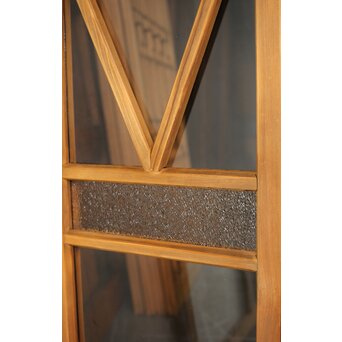 菱形デザイン ガラス欄間 2枚1組　R0435 