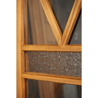 菱形デザイン ガラス欄間 2枚1組　R0435 