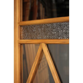 菱形デザイン ガラス欄間 2枚1組　R0435 