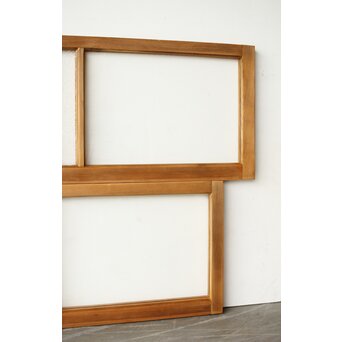 菱形デザイン ガラス欄間 2枚1組　R0435 