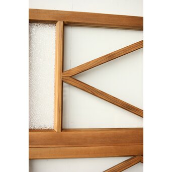 菱形デザイン ガラス欄間 2枚1組　R0435 