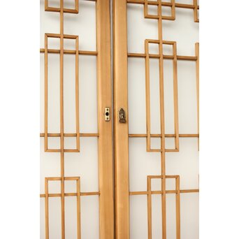 書院戸風 組子ガラス窓 4枚1組　R0436 