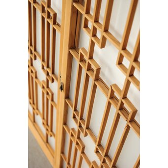 書院戸風 組子ガラス窓 4枚1組　R0436 