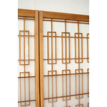 書院戸風 組子ガラス窓 4枚1組　R0436 